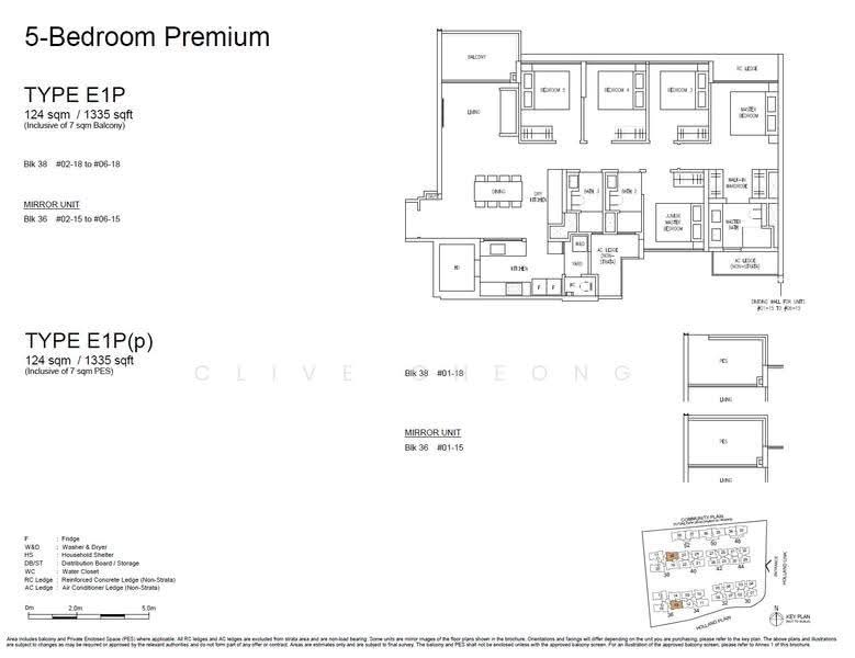 Amberwood at Holland, Tanglin / Holland / Bukit Timah, 5 Bedrooms, 1,335 sqft, Condominium For Sale, by Clive Cheong, 500293884 - E1P(p) - PropertyGuru.com.sg
