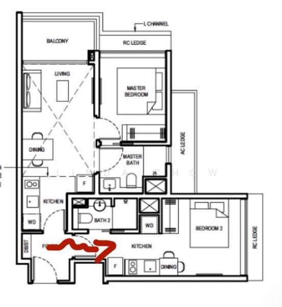 Grand Dunman, 16 Dunman Road, East Coast / Marine Parade, Room Rental, 280 sqft, Condominium For Rent, by Linda Chow, 500293950 - PropertyGuru.com.sg