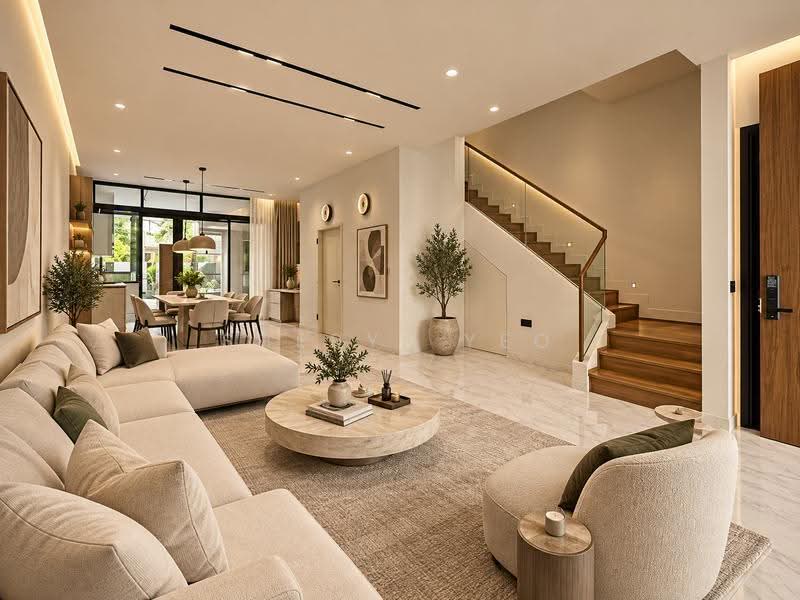 **LANDED7772@** BRAND NEW TERRACE IN D17 MINS TO BEACH AND DOWNTOWN EAST, Changi Airport / Changi Village, 5 Bedrooms, 4,027 sqft, Terraced House For Sale, by Sheryl Yeo, 500293963 - PropertyGuru.com.sg