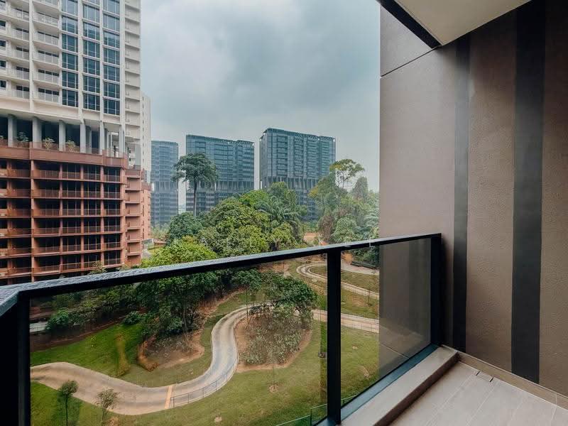 Hillock Green, 22-28 Lentor Central, Mandai / Upper Thomson, 1 Bedroom, 517 sqft, Condominium For Rent, by Kally Kee, 500293987 - Balcony - PropertyGuru.com.sg