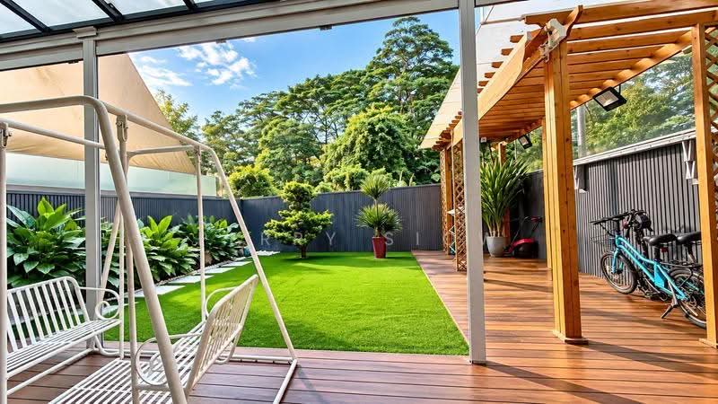 Rare 8 Bedroom Corner Terrace with Lift & Greenery in Kerong Vicinity, Kerong Walk, Kerong Lane, Wak Hassan, Sembawang / Yishun, 8 Bedrooms, 6,800 sqft, Corner Terrace For Sale, by Perry Siow, 500294016 - Garden - PropertyGuru.com.sg