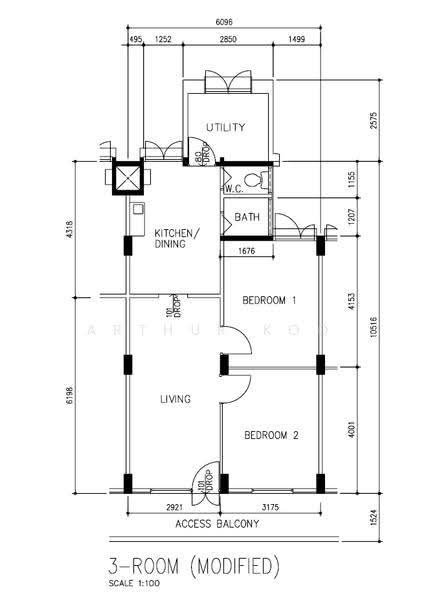 30 New Upper Changi Road, 30 New Upper Changi Road, Bedok / Upper East Coast, 2 Bedrooms, 700 sqft, HDB Flat For Sale, by Arthur Koo, 500294017 - PropertyGuru.com.sg