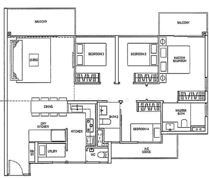 RiverTrees Residences, 29 Fernvale Close, Seletar / Yio Chu Kang, 4 Bedrooms, 1,270 sqft, Condominium For Sale, by Yeo Tong Boon, 500294041 - PropertyGuru.com.sg