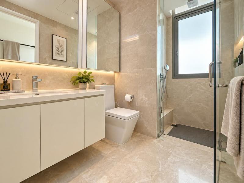 Kingsford Hillview Peak, 105 Hillview Rise, Dairy Farm / Bukit Panjang / Choa Chu Kang, 1 Bedroom, 549 sqft, Condominium For Rent, by Alvin Loh, 500294057 - Bathroom - PropertyGuru.com.sg