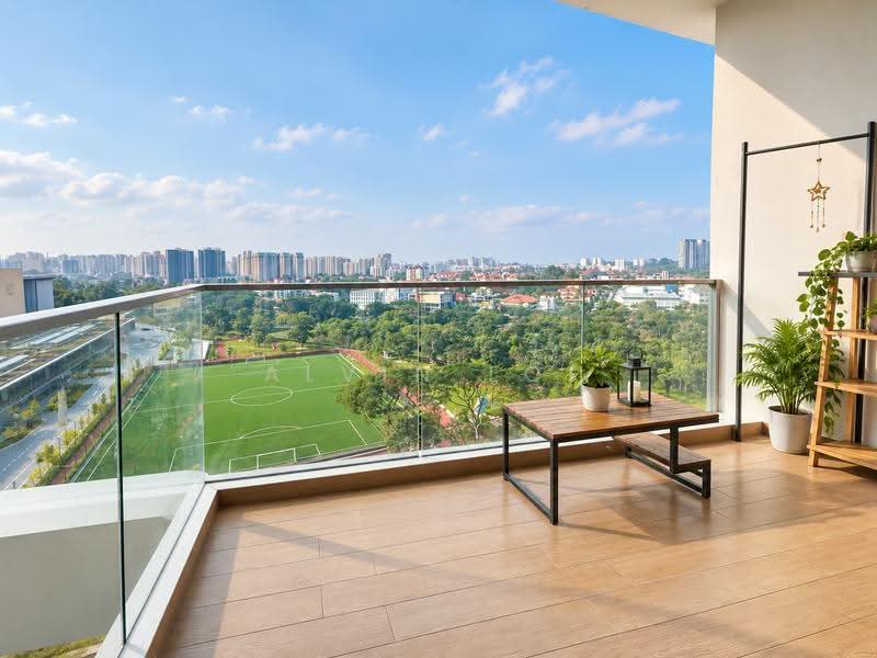 Kingsford Hillview Peak, 105 Hillview Rise, Dairy Farm / Bukit Panjang / Choa Chu Kang, 1 Bedroom, 549 sqft, Condominium For Rent, by Alvin Loh, 500294057 - Balcony - PropertyGuru.com.sg