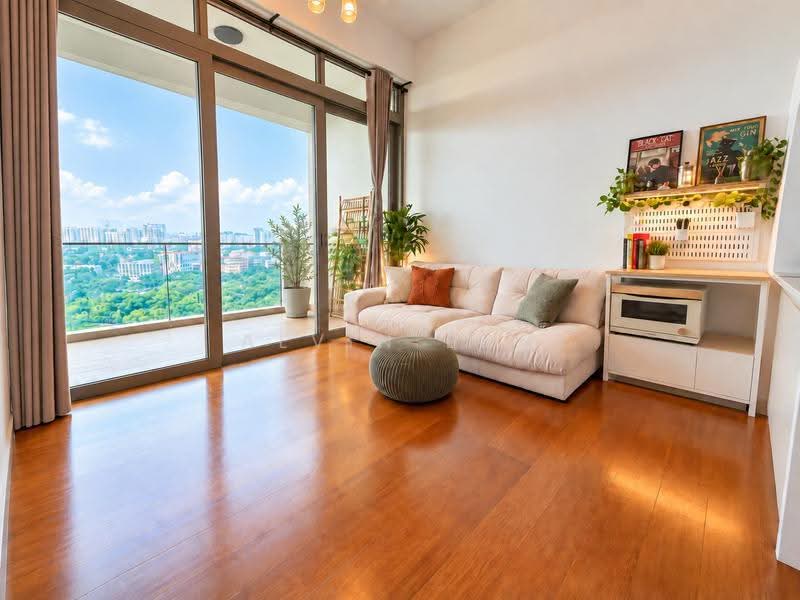 Kingsford Hillview Peak, 105 Hillview Rise, Dairy Farm / Bukit Panjang / Choa Chu Kang, 1 Bedroom, 549 sqft, Condominium For Rent, by Alvin Loh, 500294057 - Living Room - PropertyGuru.com.sg