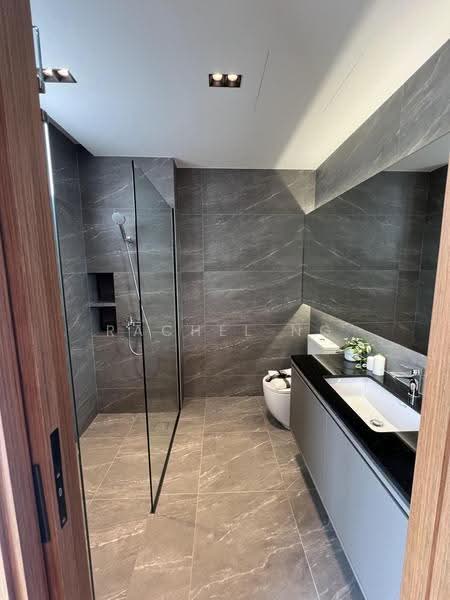 Brand new Jalan sankam inter terrace house, Jalan Sankam, Sembawang / Yishun, 5 Bedrooms, 4,834 sqft, Terraced House For Sale, by Rachel ng, 500294091 - Bathroom - PropertyGuru.com.sg