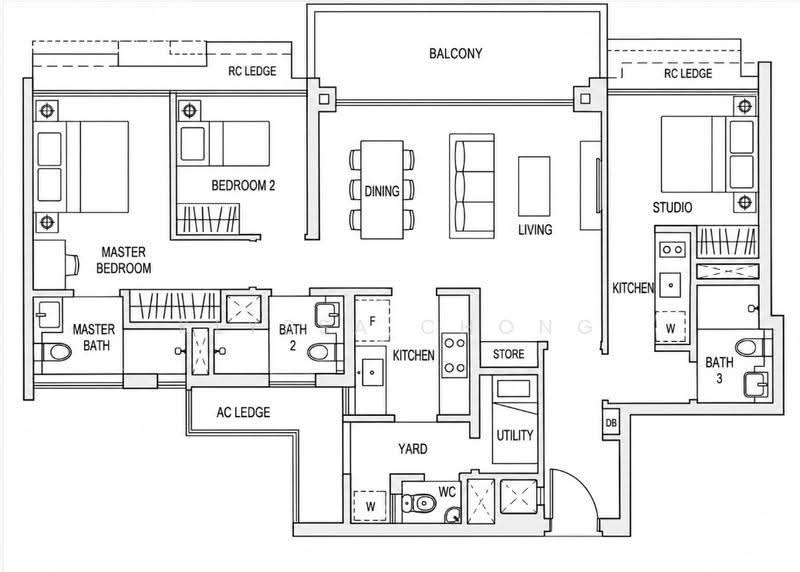 The Topiary, 11 Fernvale Lane, Seletar / Yio Chu Kang, 3 Bedrooms, 1,259 sqft, Condominium For Sale, by Klyssa Chong, 500294195 - PropertyGuru.com.sg