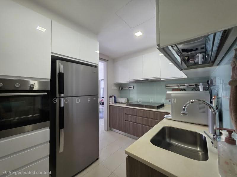 The Amore, 57A Edgedale Plains, Hougang / Punggol / Sengkang, 4 Bedrooms, 1,227 sqft, Condominium For Sale, by Godfrey Chan, 500294199 - Kitchen - PropertyGuru.com.sg