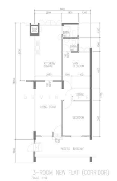 233 Bukit Batok East Avenue 5, 233 Bukit Batok East Avenue 5, Dairy Farm / Bukit Panjang / Choa Chu Kang, 2 Bedrooms, 721 sqft, HDB Flat For Rent, by Devin Lee, 500294288 - PropertyGuru.com.sg