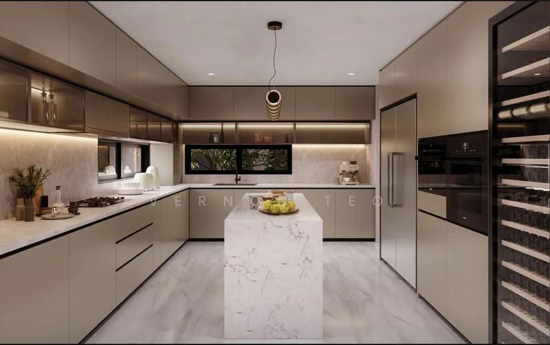 Brand-New Freehold Landed Homes | Chancery Hill Collection, Newton / Novena, 5 Bedrooms, 6,560 sqft, Semi-Detached House For Sale, by Vernon Teo, 500294340 - Kitchen - PropertyGuru.com.sg