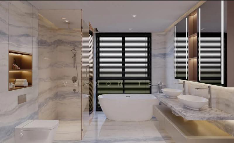 Brand-New Freehold Landed Homes | Chancery Hill Collection, Newton / Novena, 5 Bedrooms, 6,560 sqft, Semi-Detached House For Sale, by Vernon Teo, 500294340 - Bathroom - PropertyGuru.com.sg