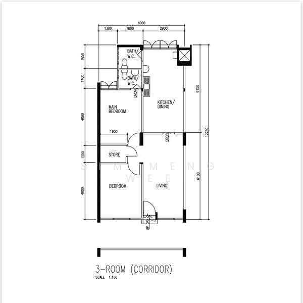 308 Clementi Avenue 4, 308 Clementi Avenue 4, Buona Vista / West Coast / Clementi New Town, 2 Bedrooms, 721 sqft, HDB Flat For Sale, by Sim Meng Wee, 500294496 - PropertyGuru.com.sg