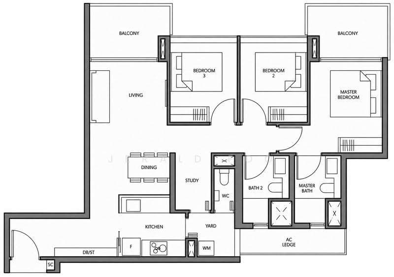 Fourth Avenue Residences, 12 Fourth Avenue, Tanglin / Holland / Bukit Timah, 3 Bedrooms, 1,119 sqft, Condominium For Sale, by Jerald Foo, 500294527 - PropertyGuru.com.sg