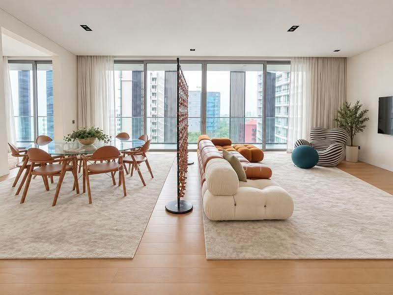Hilltops, 99 Cairnhill Circle, Orchard / River Valley, 5 Bedrooms, 5,285 sqft, Condominium For Sale, by Deane Cui, 500294542 - Living Room - PropertyGuru.com.sg