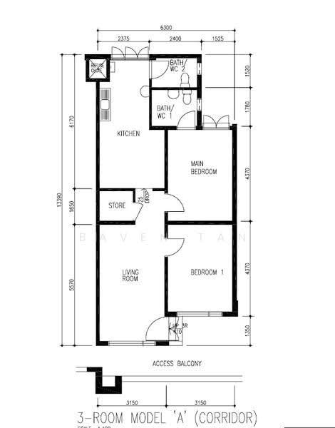 416 Bukit Batok West Avenue 4, 416 Bukit Batok West Avenue 4, Dairy Farm / Bukit Panjang / Choa Chu Kang, 2 Bedrooms, 785 sqft, HDB Flat For Sale, by Baven Tan, 500294573 - PropertyGuru.com.sg
