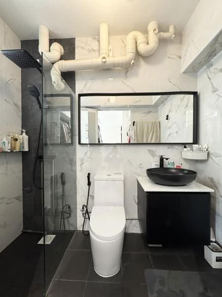 686B Choa Chu Kang Crescent, 686B Choa Chu Kang Crescent, Dairy Farm / Bukit Panjang / Choa Chu Kang, 3 Bedrooms, 1,184 sqft, HDB Flat For Sale, by Rusydi Yusoff, 500294678 - Bathroom - PropertyGuru.com.sg