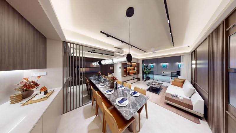 Hudson Place Residences, Buona Vista / West Coast / Clementi New Town, 6 Bedrooms, 2,164 sqft, Condominium For Sale, by Raye Cham, 500294752 - Dining Room - PropertyGuru.com.sg