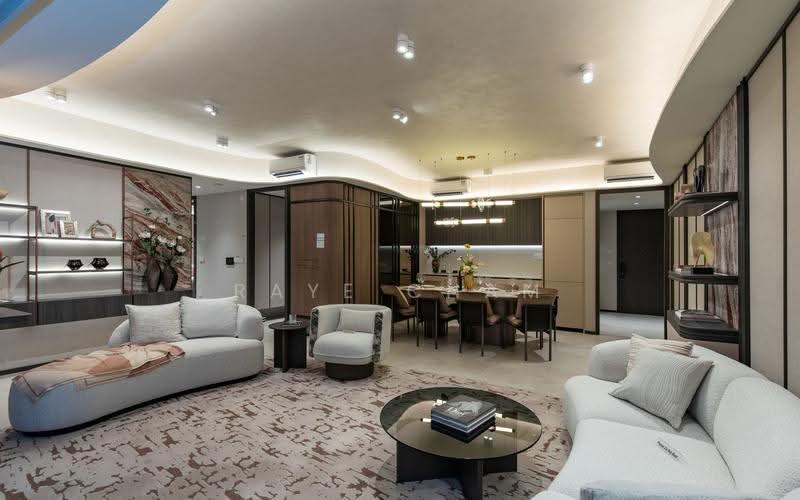 Hudson Place Residences, Buona Vista / West Coast / Clementi New Town, 6 Bedrooms, 2,164 sqft, Condominium For Sale, by Raye Cham, 500294752 - Living Room - PropertyGuru.com.sg
