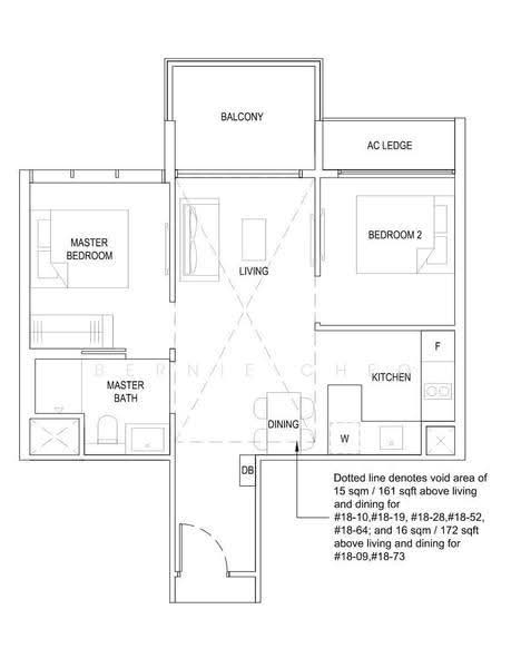 The Florence Residences, 99 Hougang Avenue 2, Hougang / Punggol / Sengkang, 2 Bedrooms, 807 sqft, Condominium For Rent, by Bernie Cheo, 500295029 - PropertyGuru.com.sg