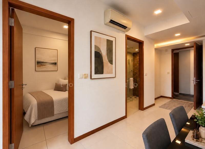 Hall to bedroom 1 - AI enhanced