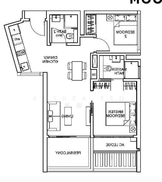 Sophia Hills, 13 Mount Sophia, Orchard / River Valley, 2 Bedrooms, 700 sqft, Condominium For Rent, by Anthea Yeo 杨丽娇, 500295094 - PropertyGuru.com.sg