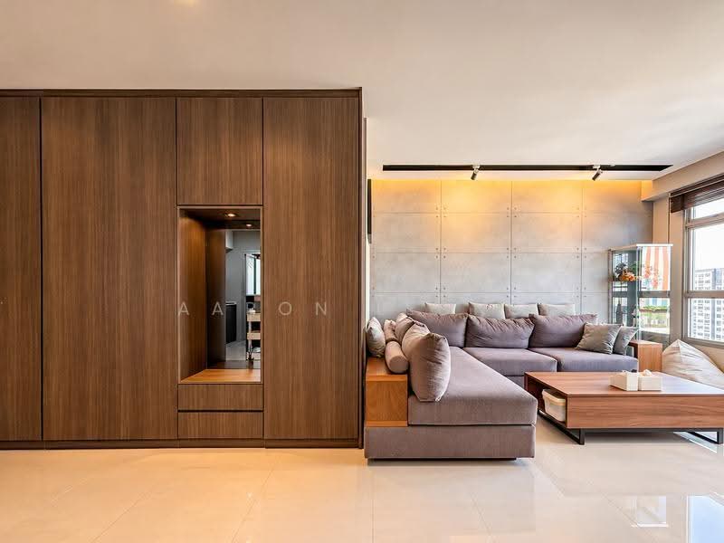 674A Fern Grove @ Yishun, 674A Yishun Avenue 4, Sembawang / Yishun, 3 Bedrooms, 1,001 sqft, HDB Flat For Sale, by Aaron Leong, 500295109 - Living Room - PropertyGuru.com.sg
