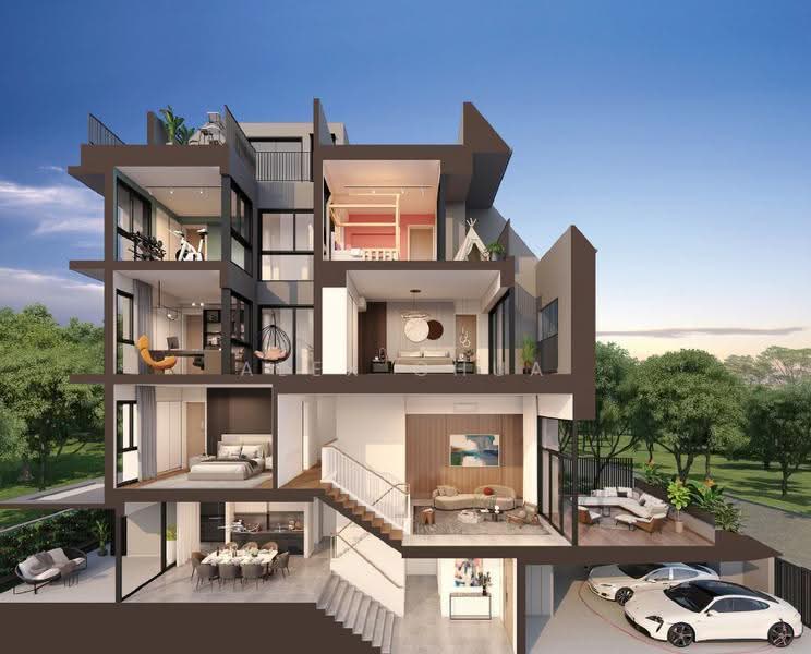 Pollen Collection, Pollen View Off Nim Road, Seletar / Yio Chu Kang, 5 Bedrooms, 6,641 sqft, Corner Terrace For Sale, by Alex Chua, 500295150 - Gym - PropertyGuru.com.sg