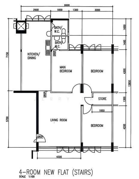 315 Clementi Avenue 4, 315 Clementi Avenue 4, Buona Vista / West Coast / Clementi New Town, 3 Bedrooms, 980 sqft, HDB Flat For Sale, by Jerry Tay, 500295419 - PropertyGuru.com.sg