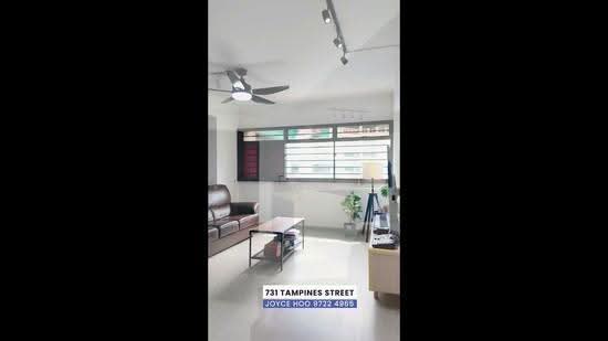 731 Tampines Street 71, 731 Tampines Street 71, Pasir Ris / Tampines, 3 Bedrooms, 1,108 sqft, HDB Flat For Sale, by Joyce Hoo, 500295428 - PropertyGuru.com.sg