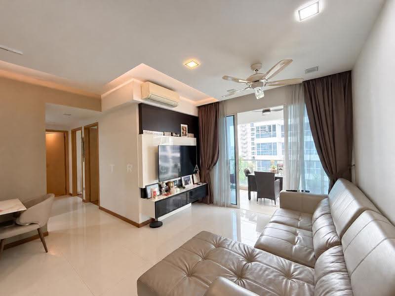 The Tampines Trilliant, 33 Tampines Central 7, Pasir Ris / Tampines, 3 Bedrooms, 1,130 sqft, Condominium For Rent, by Tricia Ong, 500295892 - Living Room - PropertyGuru.com.sg