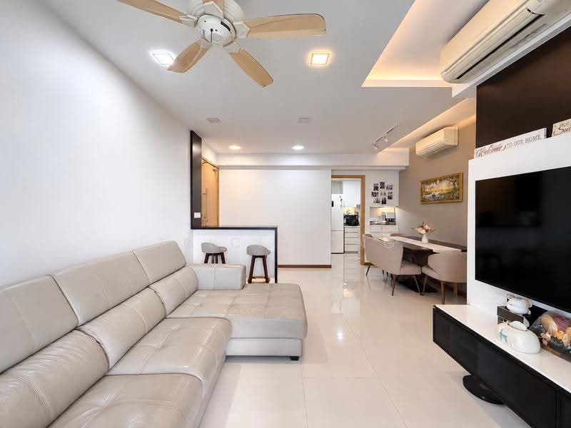 The Tampines Trilliant, 33 Tampines Central 7, Pasir Ris / Tampines, 3 Bedrooms, 1,130 sqft, Condominium For Rent, by Tricia Ong, 500295892 - Living Room - PropertyGuru.com.sg