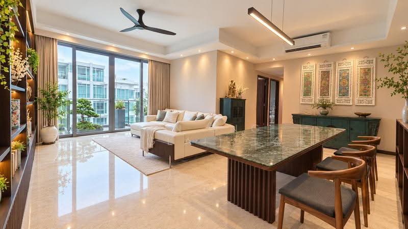 Caribbean at Keppel Bay, 34 Keppel Bay Drive, Harbourfront / Telok Blangah, 4 Bedrooms, 3,208 sqft, Condominium For Sale, by Jon Ong (Onglai) 王金祥, 500295936 - Living Room - PropertyGuru.com.sg