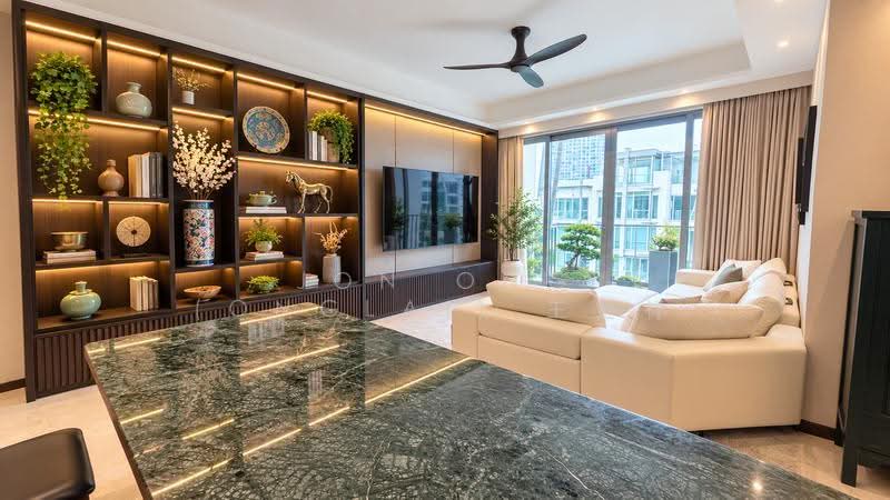 Caribbean at Keppel Bay, 34 Keppel Bay Drive, Harbourfront / Telok Blangah, 4 Bedrooms, 3,208 sqft, Condominium For Sale, by Jon Ong (Onglai) 王金祥, 500295936 - Living Room - PropertyGuru.com.sg