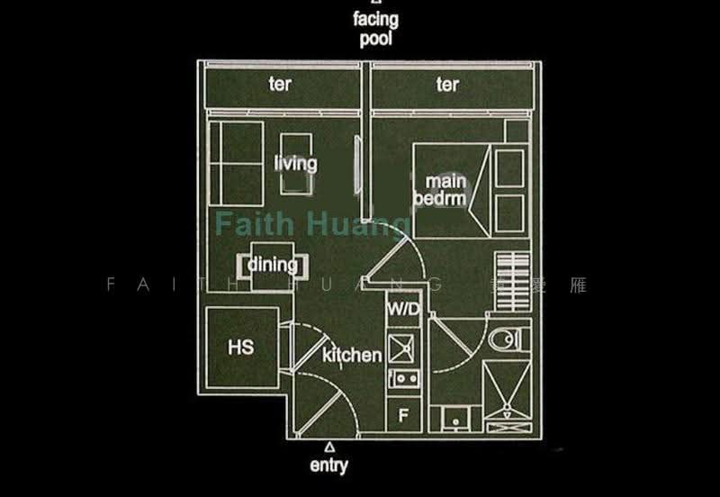 RV Edge, 2 Shanghai Road, Tanglin / Holland / Bukit Timah, 1 Bedroom, 366 sqft, Condominium For Rent, by Faith Huang 黄愛雁, 500295944 - PropertyGuru.com.sg