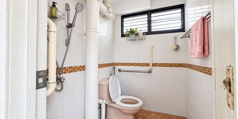 714 Clementi West Street 2, 714 Clementi West Street 2, Buona Vista / West Coast / Clementi New Town, 2 Bedrooms, 721 sqft, HDB Flat For Sale, by Jerome Lim, 500296029 - Bathroom - PropertyGuru.com.sg
