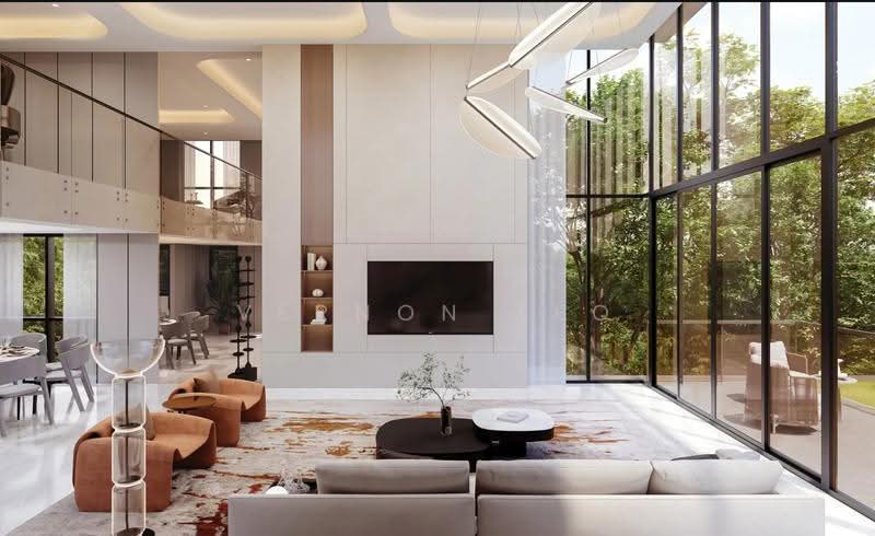 Brand-New Freehold Landed Homes | Chancery Hill Collection, Newton / Novena, 5 Bedrooms, 6,561 sqft, Semi-Detached House For Sale, by Vernon Teo, 500296046 - Living Room - PropertyGuru.com.sg