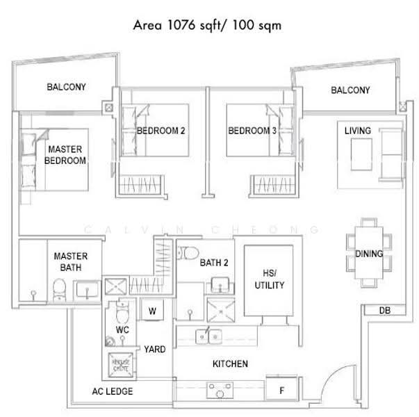 Skies Miltonia, 3 Miltonia Close, Sembawang / Yishun, 3 Bedrooms, 1,076 sqft, Condominium For Sale, by Calvin Cheong, 500296138 - PropertyGuru.com.sg