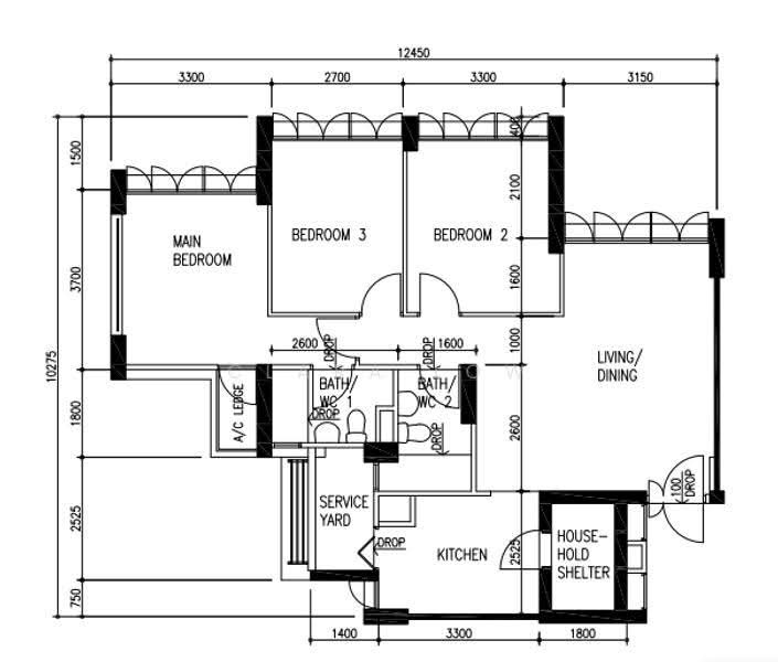 221A Bedok Central, 221A Bedok Central, Bedok / Upper East Coast, 3 Bedrooms, 936 sqft, HDB Flat For Sale, by Clara Low, 500296198 - PropertyGuru.com.sg