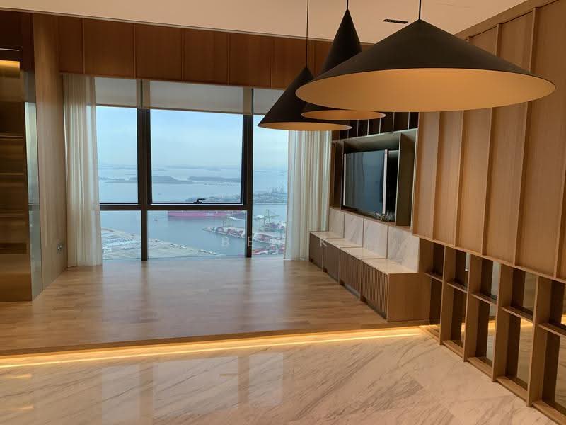 Wallich Residence, 3 Wallich Street, Chinatown / Tanjong Pagar, 3 Bedrooms, 1,195 sqft, Condominium For Rent, by Ben K, 500296213 - Living Room - PropertyGuru.com.sg