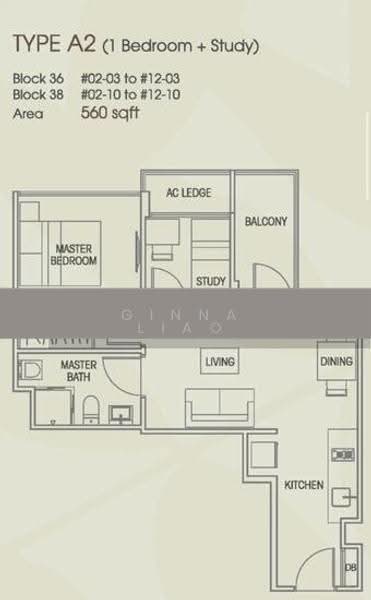 Vacanza @ East, 36 Lengkong Tujoh, Eunos / Geylang / Paya Lebar, 2 Bedrooms, 560 sqft, Condominium For Sale, by Ginna Liao, 500296267 - PropertyGuru.com.sg