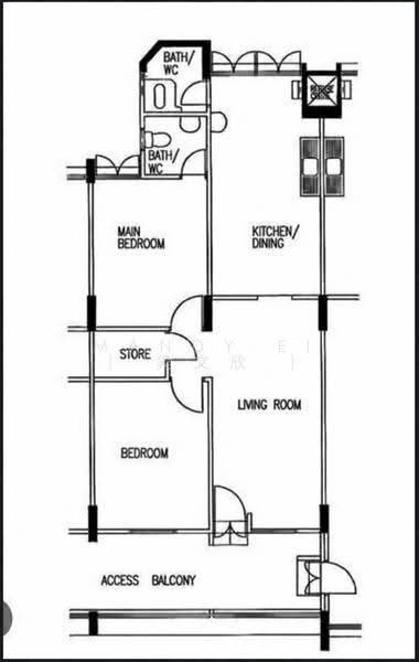739 Yishun Avenue 5, 739 Yishun Avenue 5, Sembawang / Yishun, 2 Bedrooms, 751 sqft, HDB Flat For Sale, by Mandy Ei ( 梁文欣 ), 500296330 - PropertyGuru.com.sg