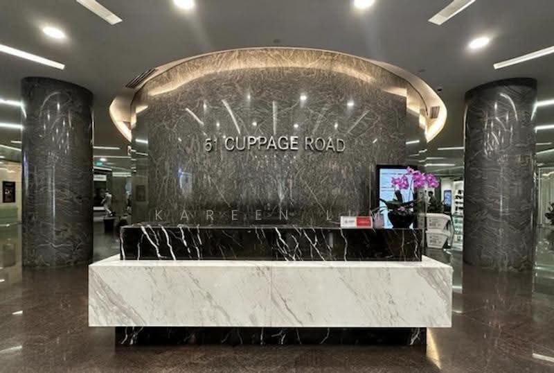 51 Cuppage Road, 51 Cuppage Road, Orchard / River Valley, 1,270 sqft, Office For Rent, by Kareen Lim, 500296367 - Lobby - CommercialGuru.com.sg