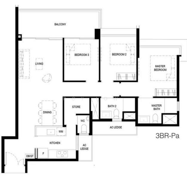 Normanton Park, 45 Normanton Park, Buona Vista / West Coast / Clementi New Town, 3 Bedrooms, 1,087 sqft, Condominium For Sale, by Roy Low, 500296720 - PropertyGuru.com.sg