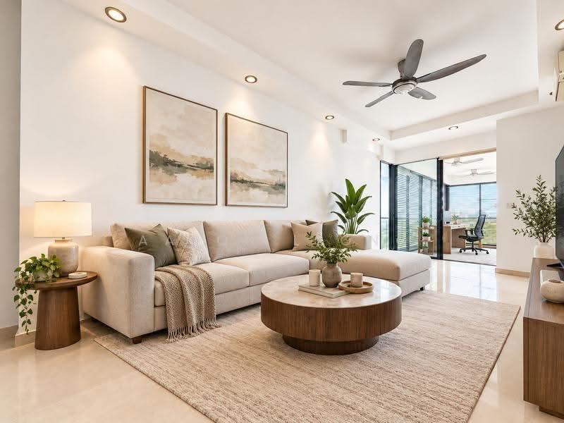 Casa Fortuna, 36 Ah Hood Road, Balestier / Toa Payoh, 2 Bedrooms, 1,076 sqft, Condominium For Sale, by Aaron Leong, 500296744 - Living Room - PropertyGuru.com.sg