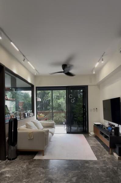 KI Residences At Brookvale, 16 Brookvale Drive, Clementi Park / Upper Bukit Timah, 4 Bedrooms, 1,259 sqft, Condominium For Sale, by Janice Wang, 500297081 - Living Room - PropertyGuru.com.sg