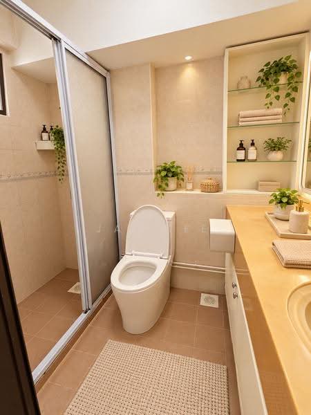 672 Choa Chu Kang Crescent, 672 Choa Chu Kang Crescent, Dairy Farm / Bukit Panjang / Choa Chu Kang, 4 Bedrooms, 1,335 sqft, HDB Flat For Sale, by Jay Lee, 500297242 - Bathroom - PropertyGuru.com.sg