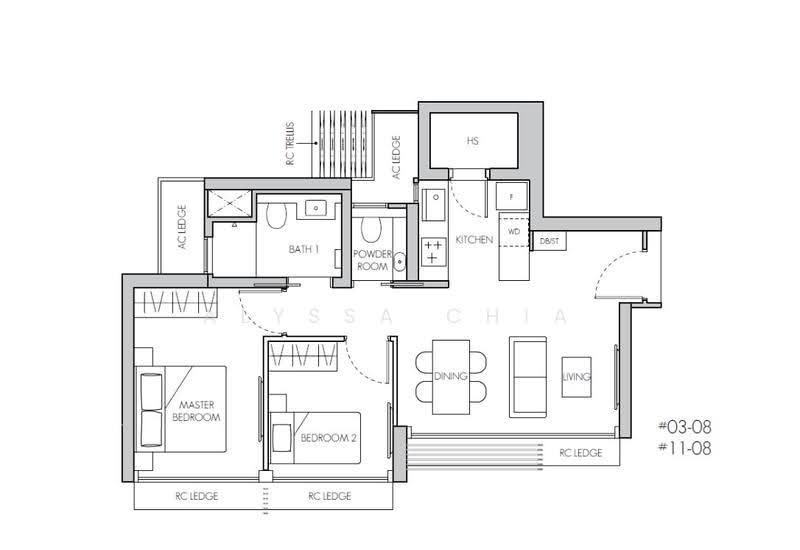 8@BT, 6 Bukit Timah Link, Clementi Park / Upper Bukit Timah, 2 Bedrooms, 732 sqft, Condominium For Sale, by Alyssa Chia, 500297270 - PropertyGuru.com.sg