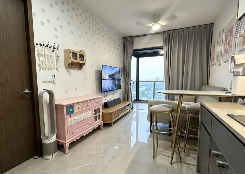 Normanton Park, 49 Normanton Park, Buona Vista / West Coast / Clementi New Town, 1 Bedroom, 517 sqft, Condominium For Sale, by Julina Huang, 500297382 - Living Room - PropertyGuru.com.sg