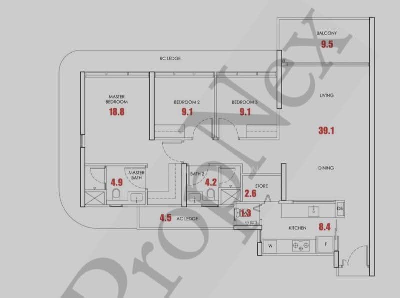 Chuan Park, 240 Lorong Chuan, Hougang / Punggol / Sengkang, 3 Bedrooms, 1,206 sqft, Condominium For Sale, by Jean Tan, 500297482 - PropertyGuru.com.sg